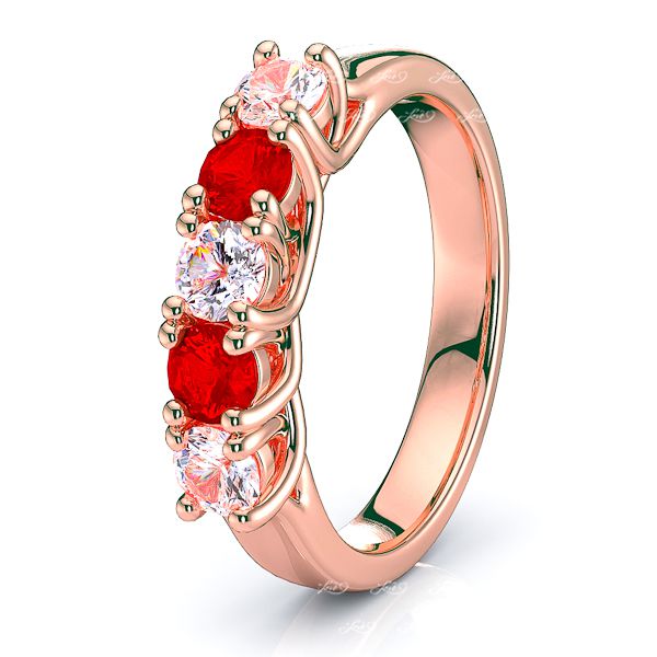 Rose Diamond and Ruby