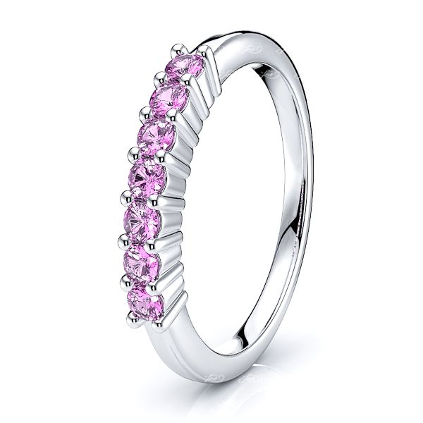 White Pink Sapphire