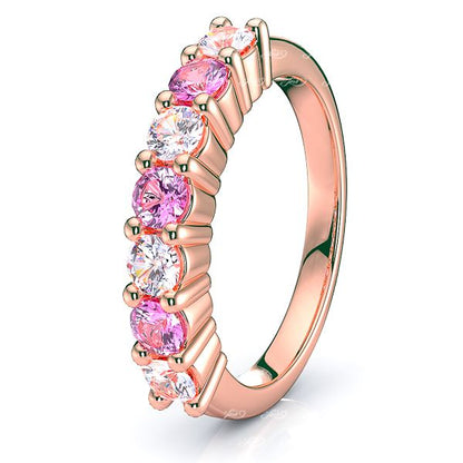 Rose Diamond and Pink Sapphire