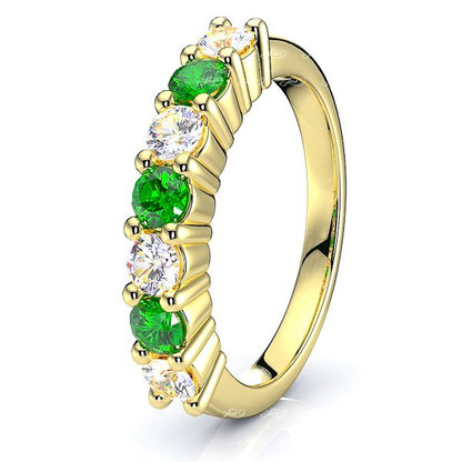 Yellow Diamond and Emerald