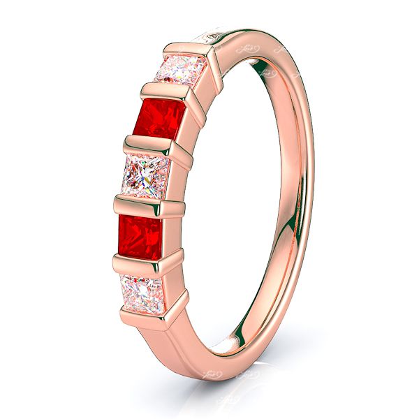 Rose Diamond and Ruby