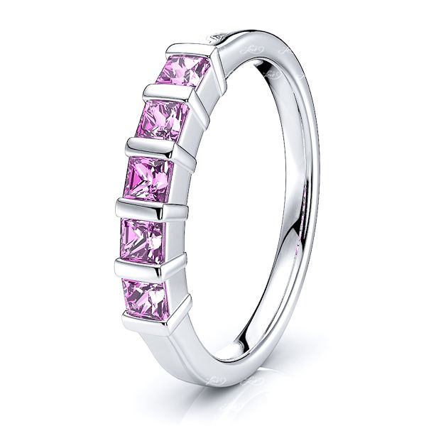 White Pink Sapphire