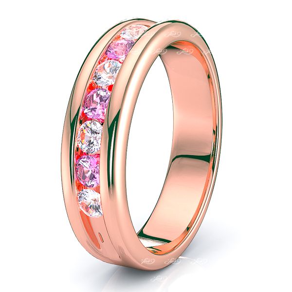 Rose Diamond and Pink Sapphire
