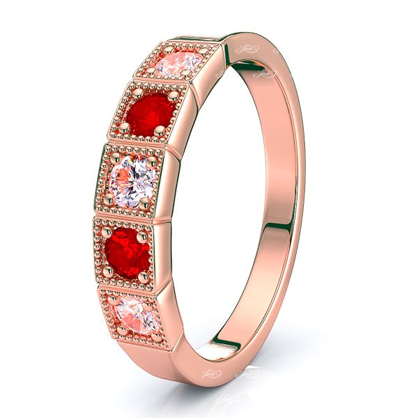 Rose Diamond and Ruby