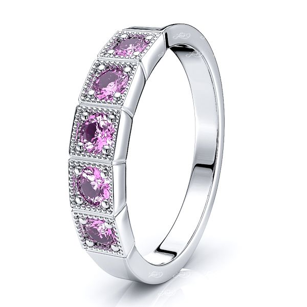 White Pink Sapphire