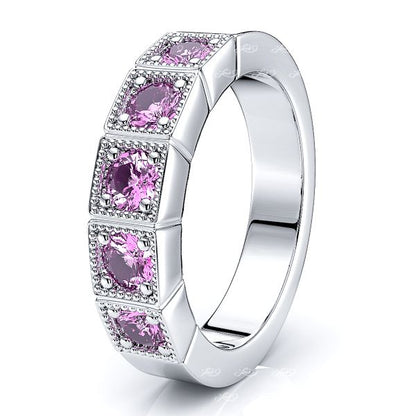 White Pink Sapphire