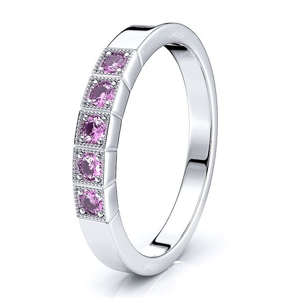 White Pink Sapphire