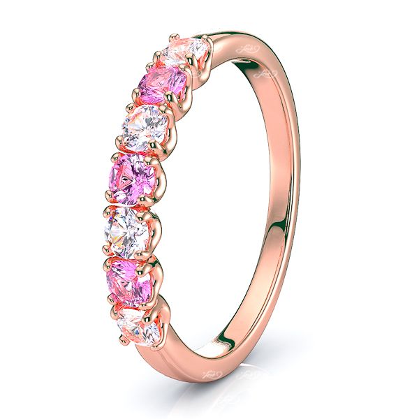 Rose Diamond and Pink Sapphire