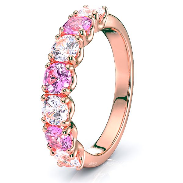 Rose Diamond and Pink Sapphire