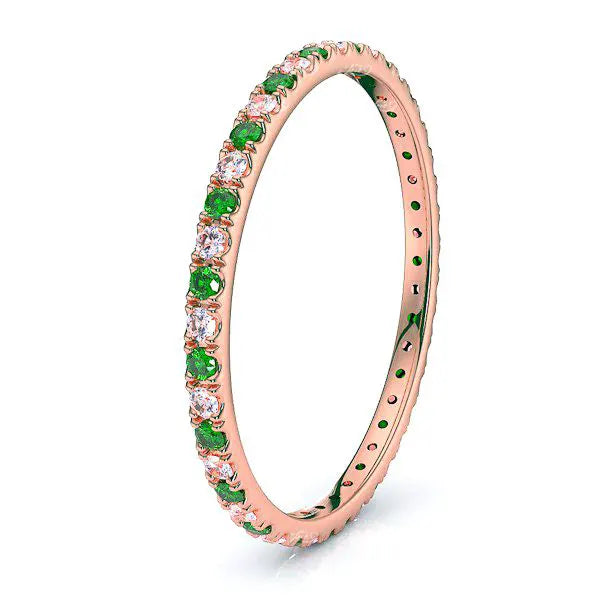 Rose Diamond and Emerald
