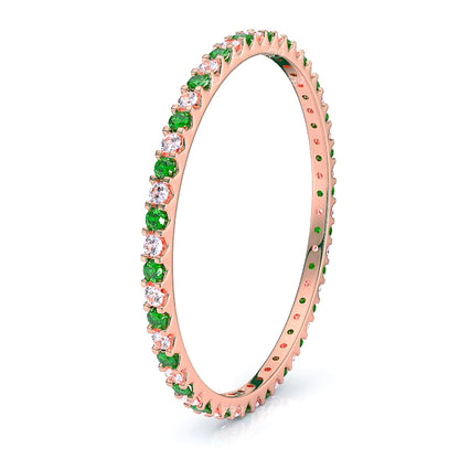 Rose Diamond and Emerald