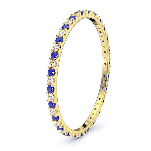 Yellow Diamond and Blue Sapphire