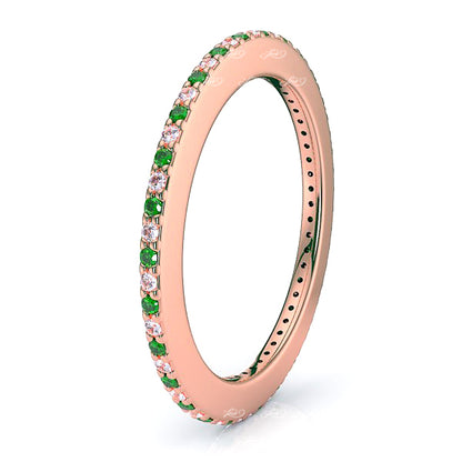 Rose Diamond and Emerald