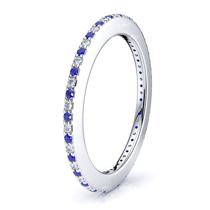 Diamond and Blue Sapphire