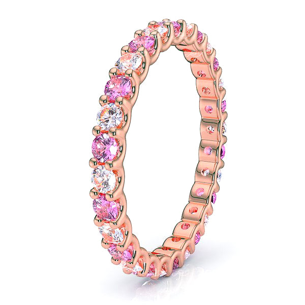 Rose Diamond and Pink Sapphire