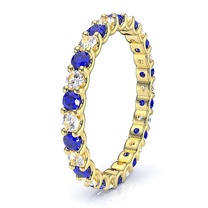 Yellow Diamond and Blue Sapphire