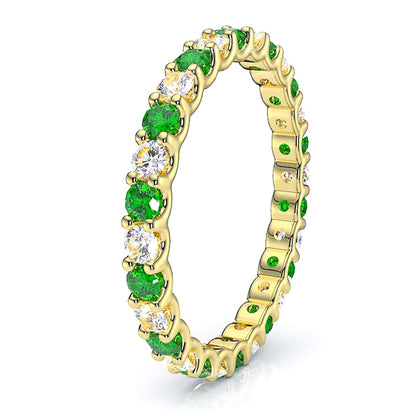Yellow Diamond and Emerald