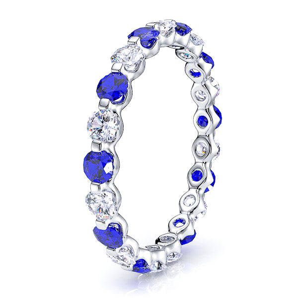 Diamond and Blue Sapphire