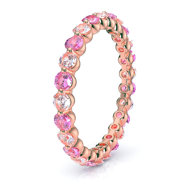 Rose Diamond and Pink Sapphire