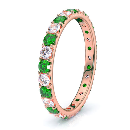 Rose Diamond and Emerald