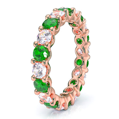 Rose Diamond and Emerald