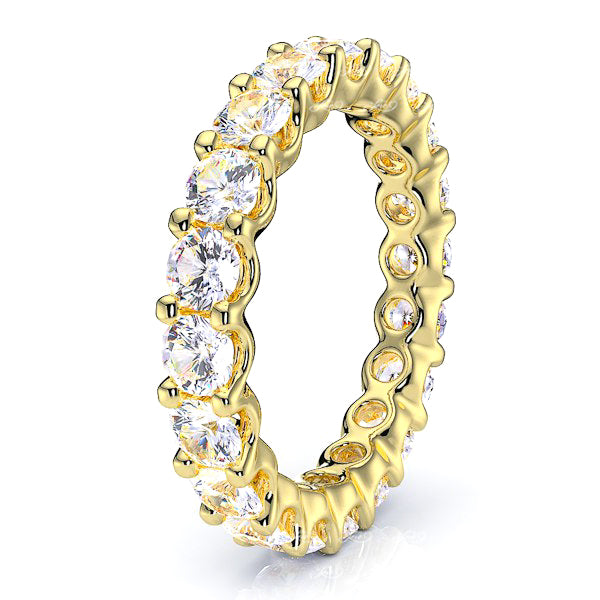 U-Prong Diamond Women Eternity Band