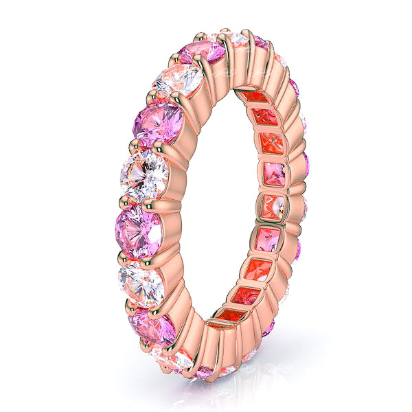 Rose Diamond and Pink Sapphire