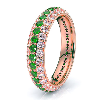 Rose Diamond and Emerald