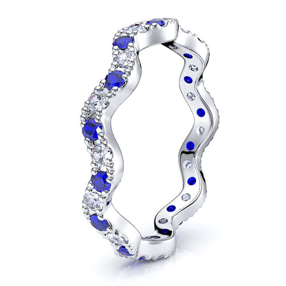 Diamond and Blue Sapphire
