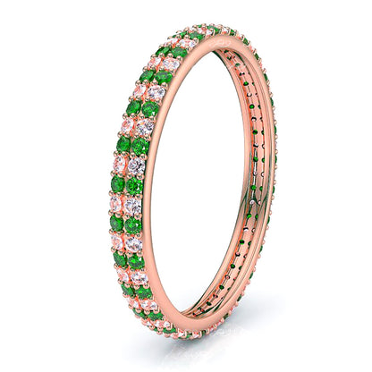 Rose Diamond and Emerald