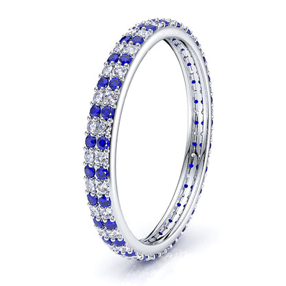 Diamond and Blue Sapphire