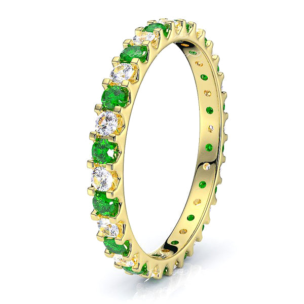 Yellow Diamond and Emerald