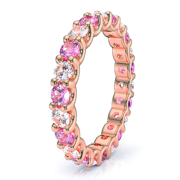 Rose Diamond and Pink Sapphire