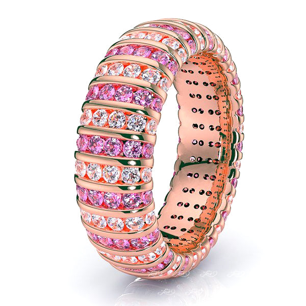Rose Diamond and Pink Sapphire