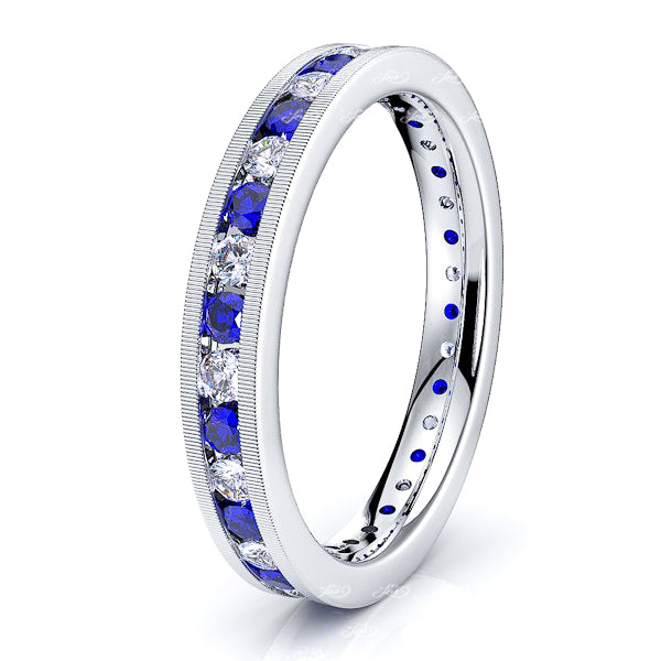Diamond and Blue Sapphire