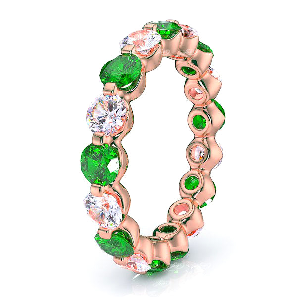 Rose Diamond and Emerald
