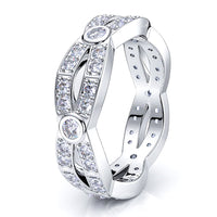 Hestia Diamond Women Eternity Wedding Band