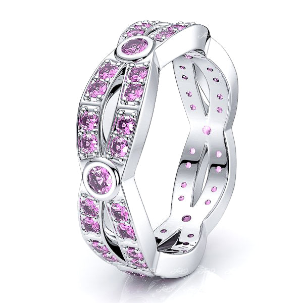 White Pink Sapphire