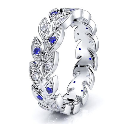 White Diamond and Blue Sapphire