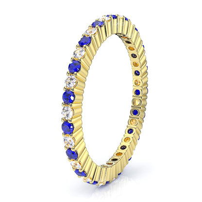 Yellow Diamond and Blue Sapphire