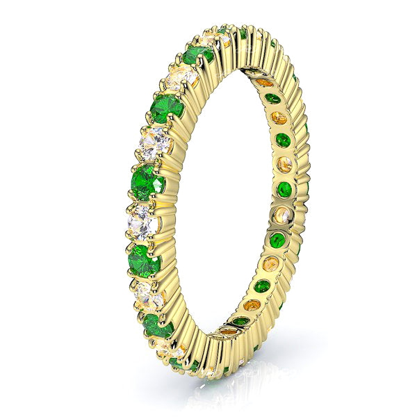 Yellow Diamond and Emerald
