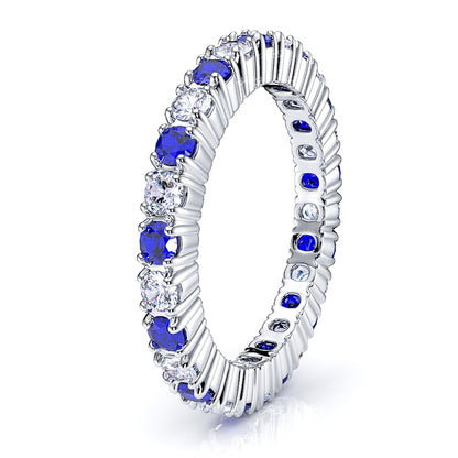 Diamond and Blue Sapphire