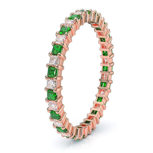 Rose Diamond and Emerald