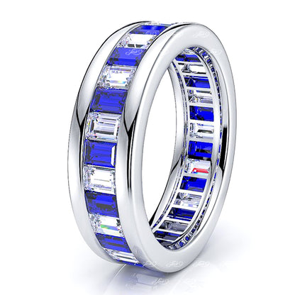 Diamond and Blue Sapphire