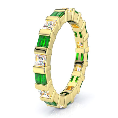 Yellow Diamond and Emerald