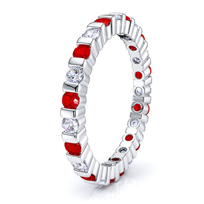 White Diamond and Ruby