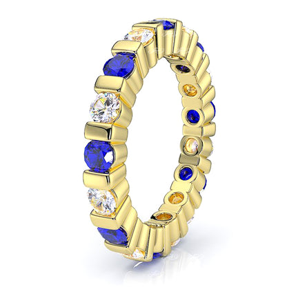 Yellow Diamond and Blue Sapphire