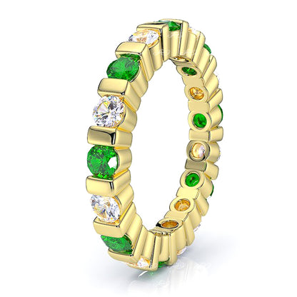 Yellow Diamond and Emerald