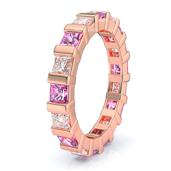 Rose Diamond and Pink Sapphire