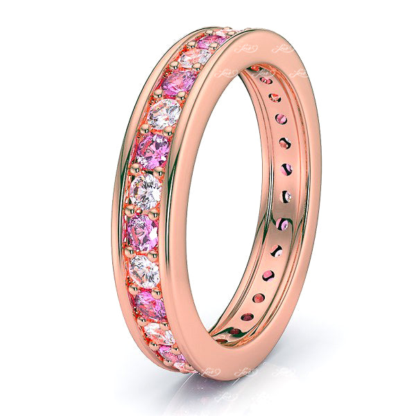 Rose Diamond and Pink Sapphire